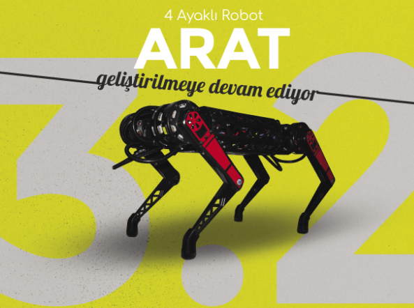 4 Ayaklı Robot ARAT geliştirilmeye devam ediyor