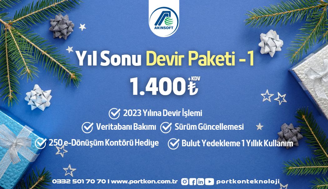 Yıl Sonu Devir ve e-Dönüşüm Paketi - 1